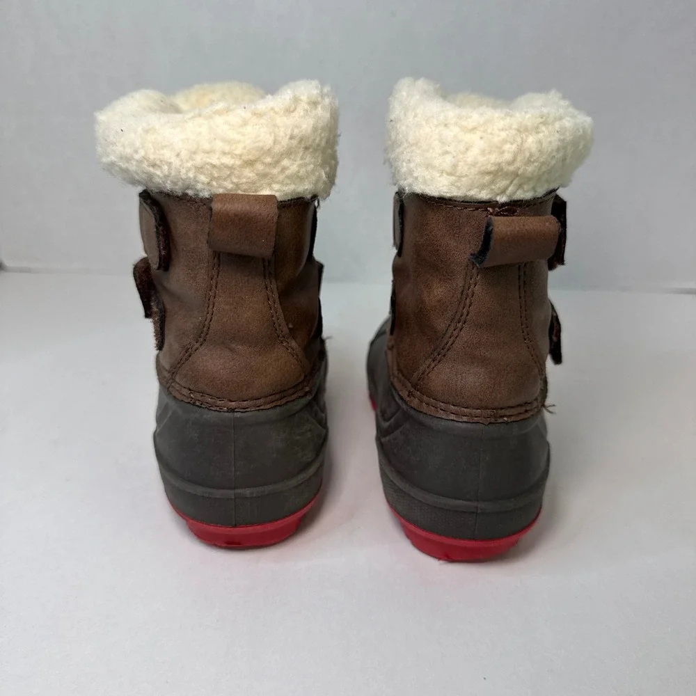 Cat & Jack Thermolite Kids Barkley Duck Boots Faux Fur Lined Toddler Size 8